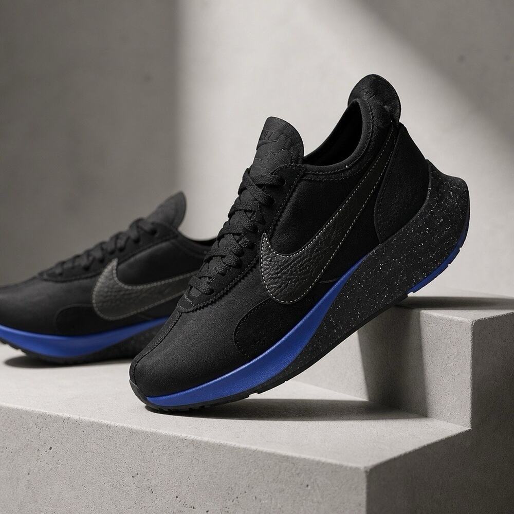 Size 13 - Nike Moon Racer QS Racer Blue BV7779-001 OG BOX & BAG - Picture 2 of 12